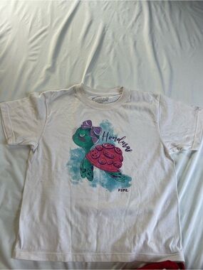 Revolution Kids White Graphic Tee with Teal and Pink Accents